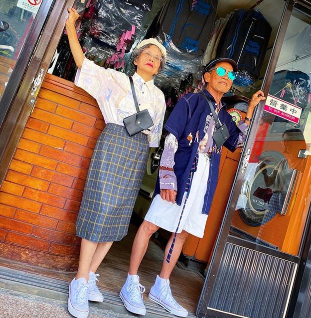 Taiwanese laundry-modelling grandparents are surprise Instagram hit