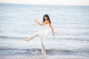 Rocio Munoz Morales incanta il lido di Venezia durante il photocall con la stampa