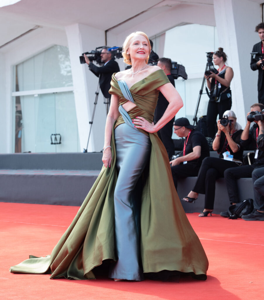 Patricia Clarkson in Georges Chakra