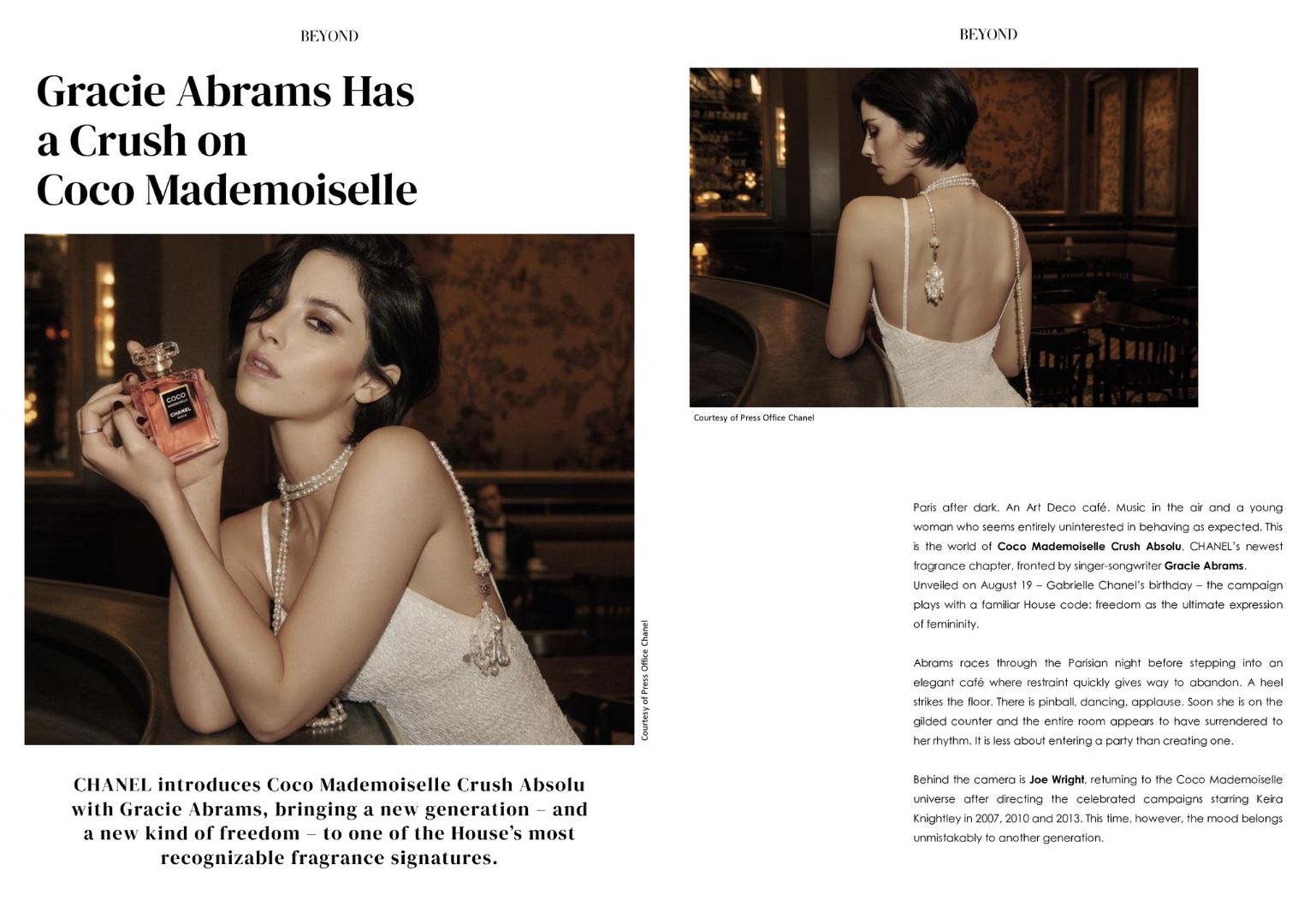 Beyond the Magazine, nuovo numero, articolo moda