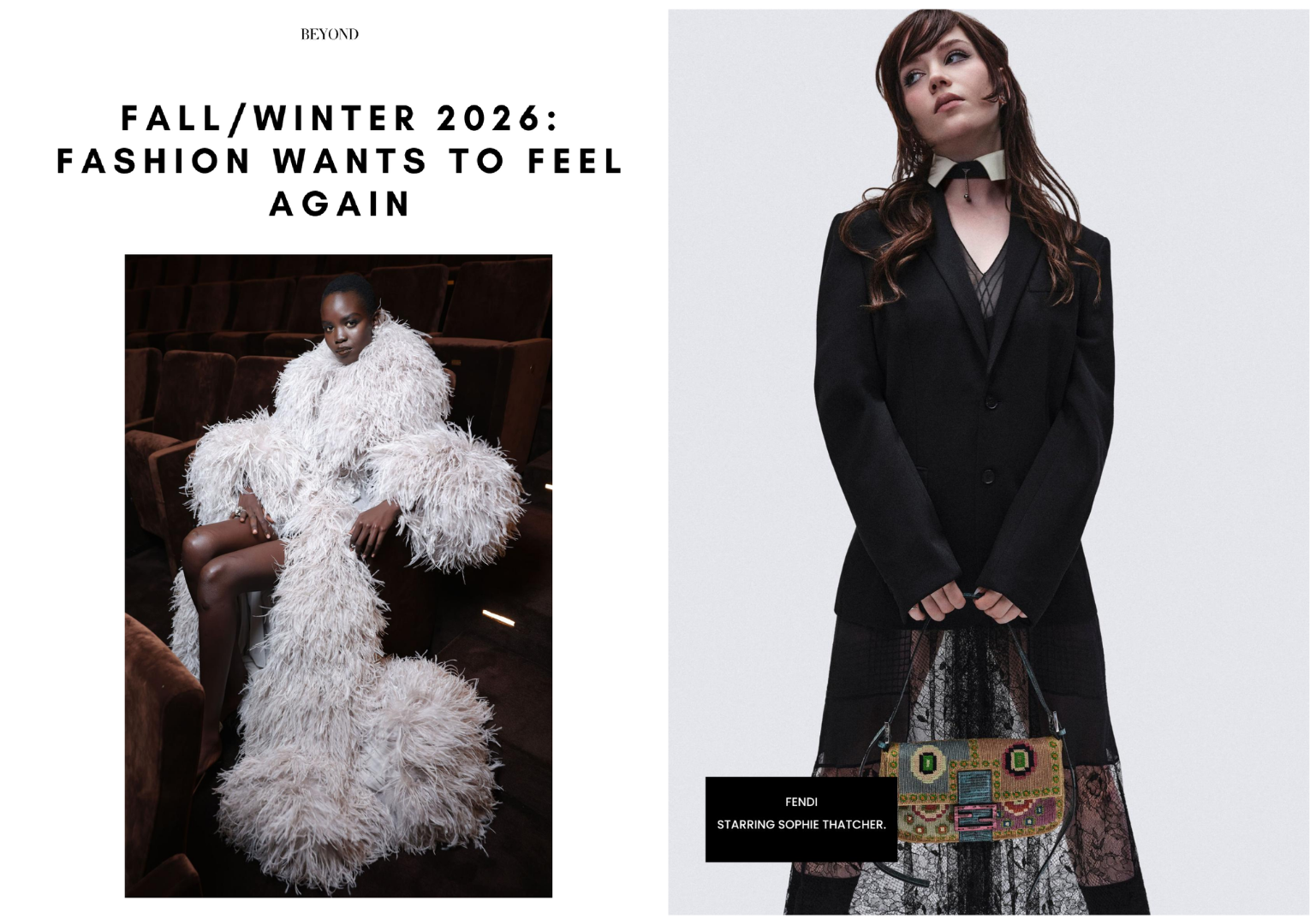 Beyond the Magazine, nuovo numero, articolo moda