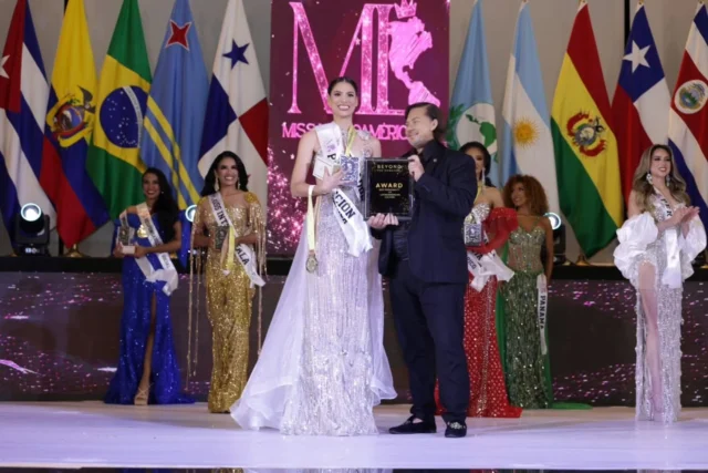 ✨ A celebration of elegance and cultural essence! 🌟 During the grand finale of Miss Latinoamerica 2024, the prestigious Beyond "Best Personality of Latinoamerican Culture" Award was proudly presented to the remarkable Ivanna Nicola, Miss Ecuador by none other than our Fashion Director, Luis Maruri Wedemeyer. 🇪🇨👑

This special award celebrates Ivanna’s extraordinary ability to embody the spirit, diversity, and charm of Latin American culture with authenticity and grace. 🌎✨ Congratulations, Ivanna, on this well-deserved recognition—your charisma and cultural pride inspire us all! 💐💖

Beyond the Magazine is honored to have been the Media Partner of this unforgettable event. 🎥🖋️

#MissLatinoamerica2024 #BeyondTheMagazine #CulturalIcon #BestPersonalityAward #LatinAmericanHeritage #Empowerment

@ivannanicola @luismaruriwedemeyer @misslatinoamerica 

Photocredit: @luiggijc